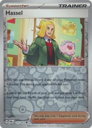 Hassel [Reverse Holo] #151 — Pokemon Twilight Masquerade