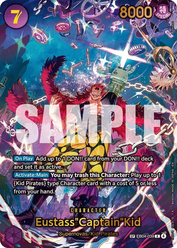 Eustass Captain Kid [SP] EB04-039 — One Piece Extra Booster EB04