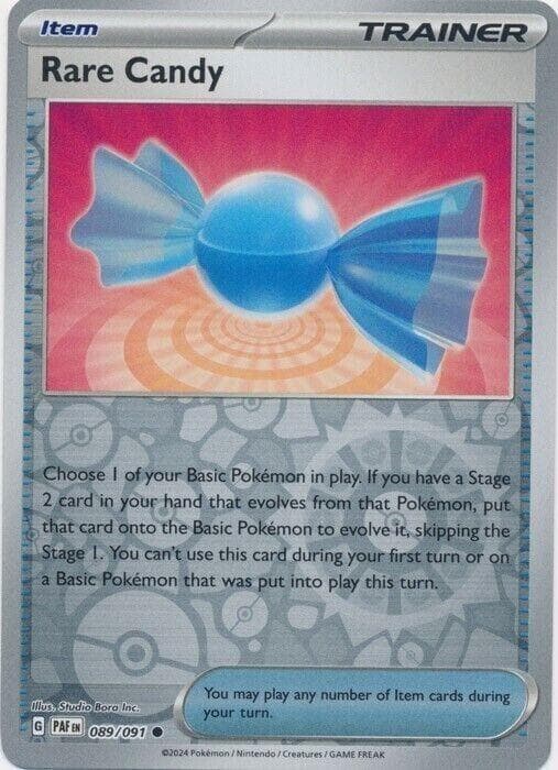 Rare Candy [Reverse Holo] #89 — Pokemon Paldean Fates