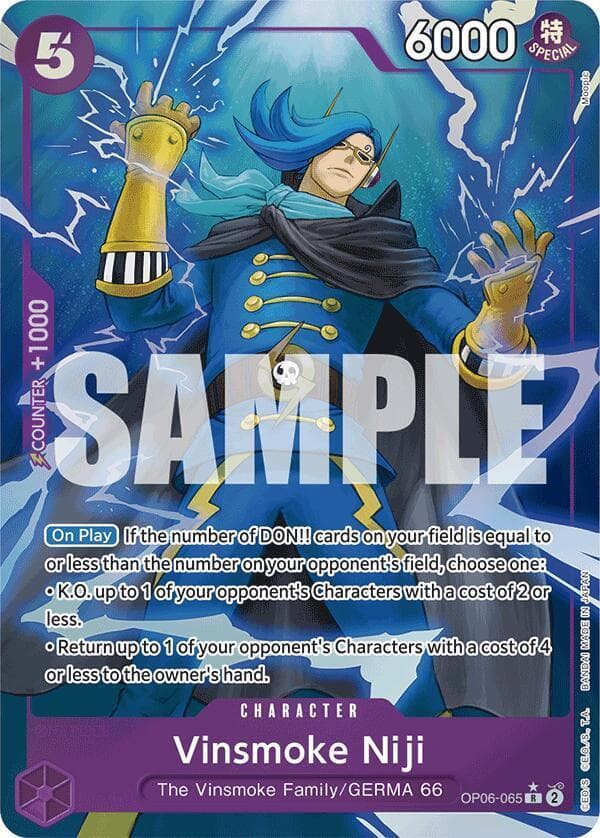 Vinsmoke Niji [Full Art PRB01] OP06-065 — One Piece Wings of the Captain