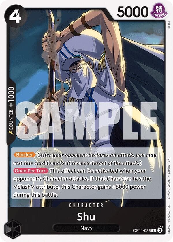 Shu OP11-088 — One Piece Fist of Divine Speed