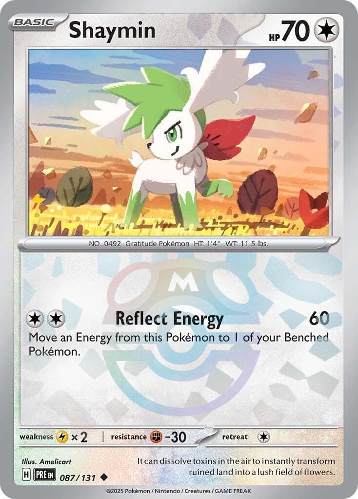 Shaymin [Master Ball] #87 — Pokemon Prismatic Evolutions