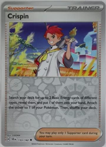 Crispin [Reverse Holo] #133 — Pokemon Stellar Crown
