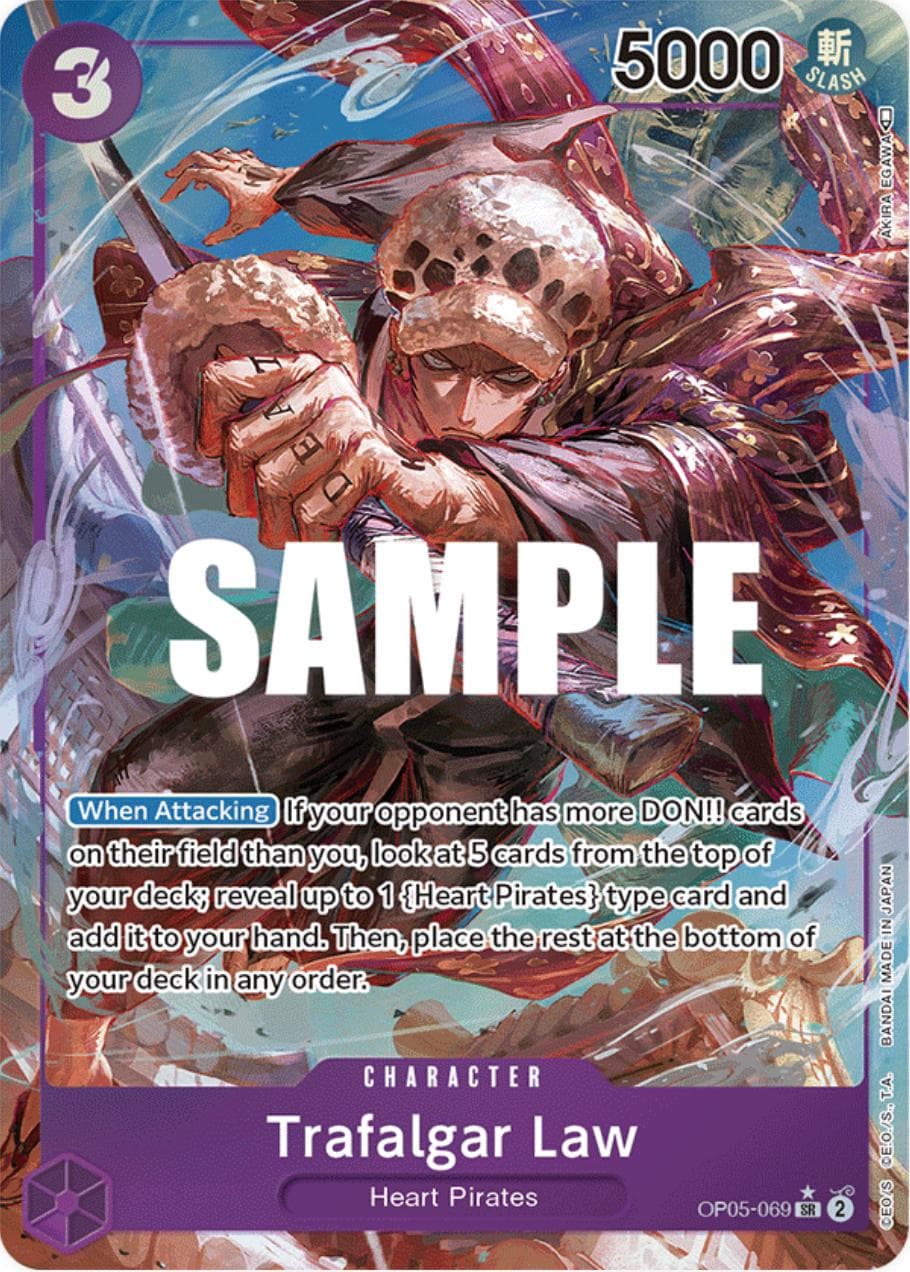 Trafalgar Law [Alternate Art] OP05-069 — One Piece Awakening of the New Era