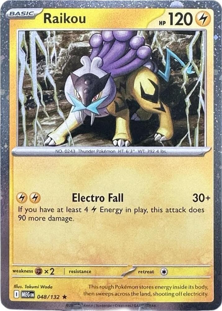 Raikou [Cosmos Holo] #48 — Pokemon Mega Evolution