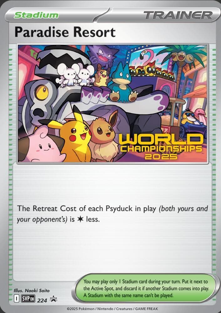 Paradise Resort [World Championships 2025] #224 — Pokemon Promo
