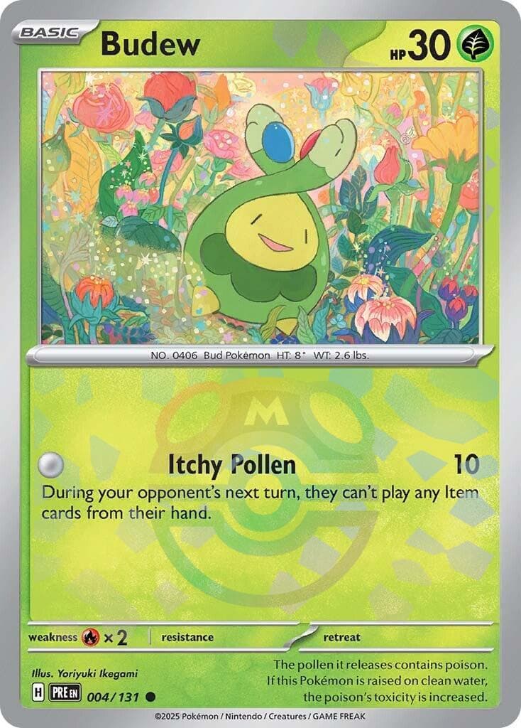 Budew [Master Ball] #4 — Pokemon Prismatic Evolutions