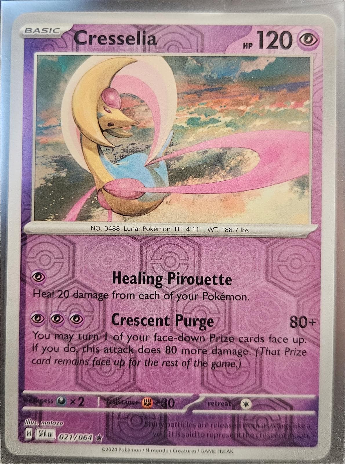 Cresselia [Reverse Holo] #21 — Pokemon Shrouded Fable