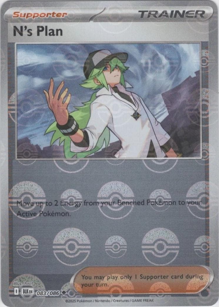 N's Plan [Poke Ball] #83 — Pokemon Black Bolt