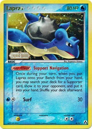 Lapras [Reverse Holo] #8 — Pokemon Legend Maker
