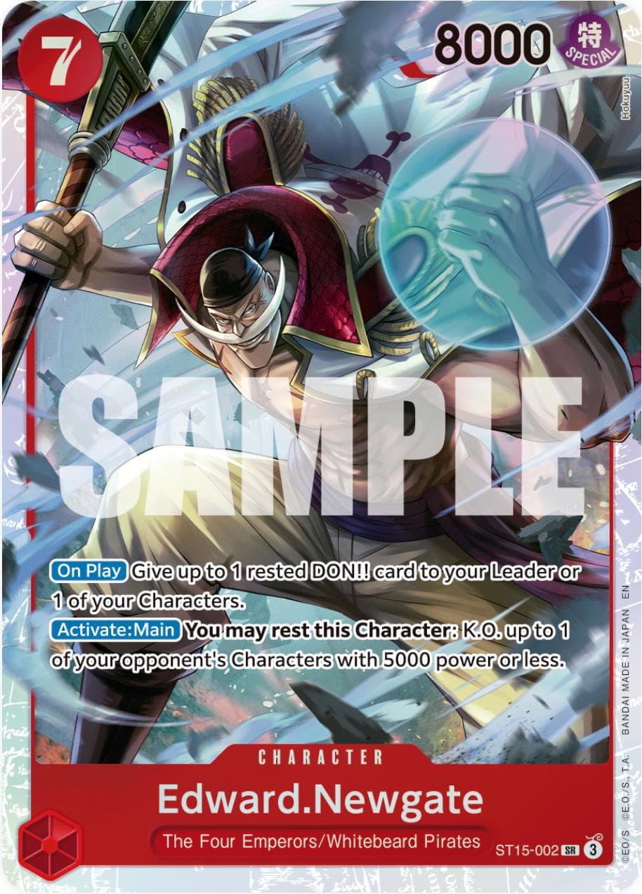 Edward.Newgate [PRB-02] ST15-002 — One Piece Premium Booster 2