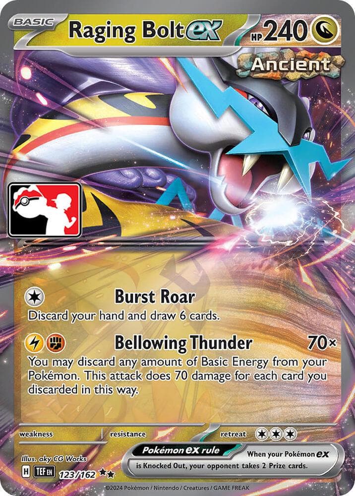 Raging Bolt Ex [Prize Pack] #123 — Pokemon Temporal Forces
