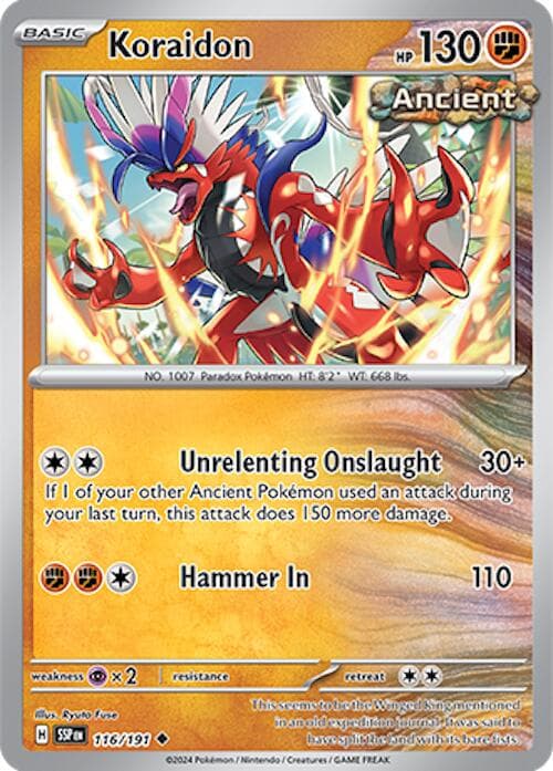 Koraidon #116 — Pokemon Surging Sparks