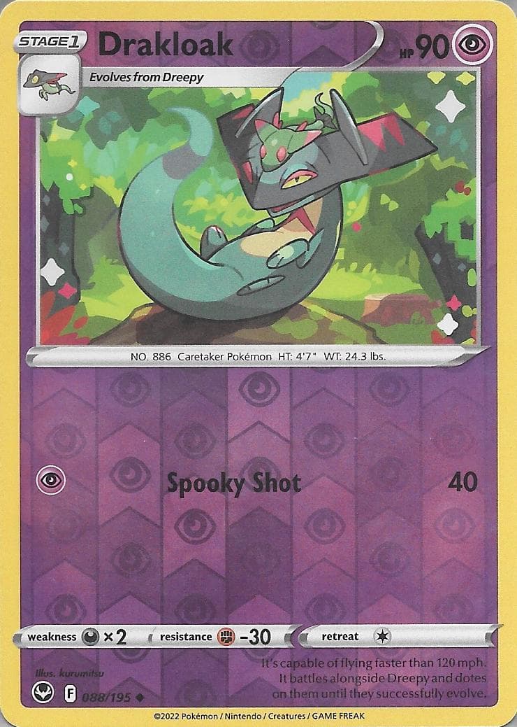 Drakloak [Reverse Holo] #88 — Pokemon Silver Tempest