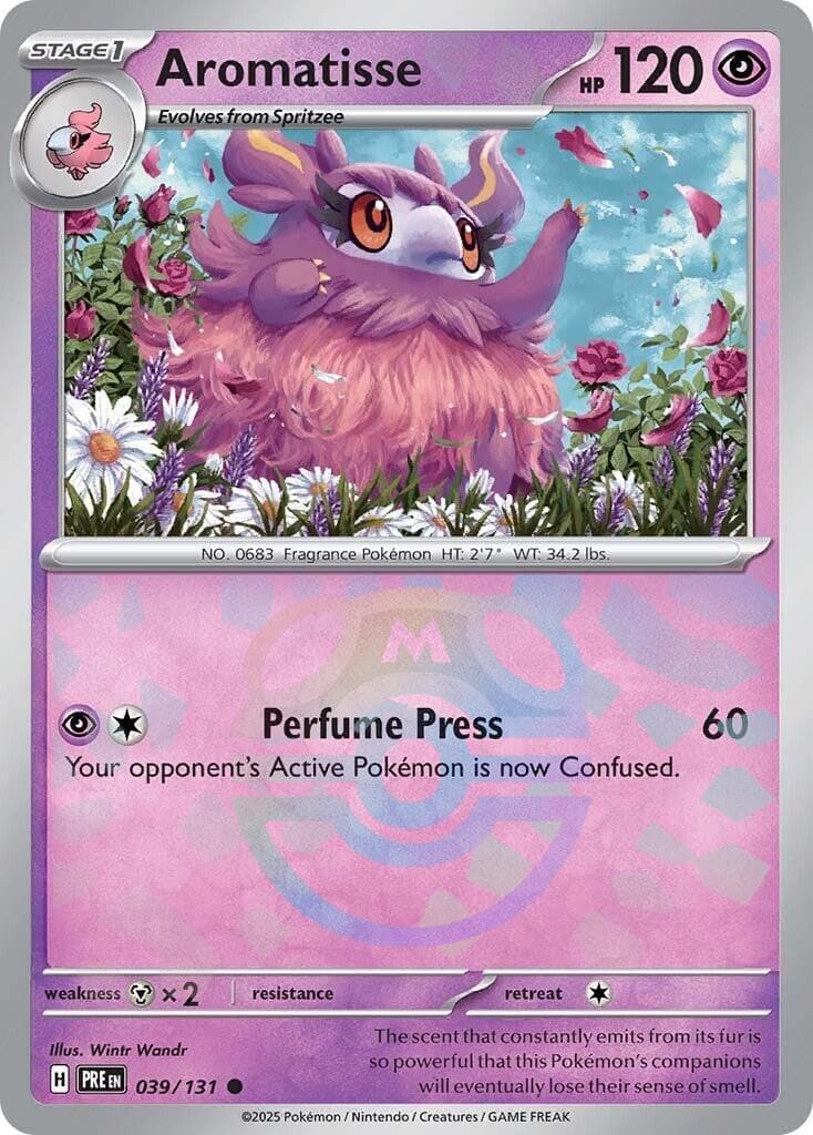 Aromatisse [Master Ball] #39 — Pokemon Prismatic Evolutions