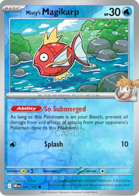 Misty's Magikarp [Reverse Holo] #48 — Pokemon Destined Rivals