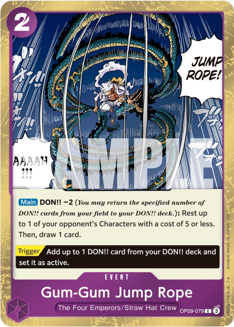 Gum-Gum Jump Rope [Foil PRB-02] OP09-079 — One Piece Premium Booster 2