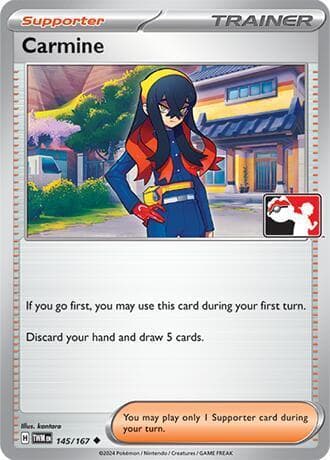 Carmine [Prize Pack] #145 — Pokemon Twilight Masquerade