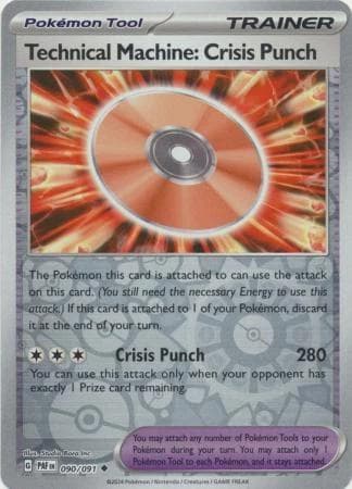 Technical Machine: Crisis Punch [Reverse Holo] #90 — Pokemon Paldean Fates