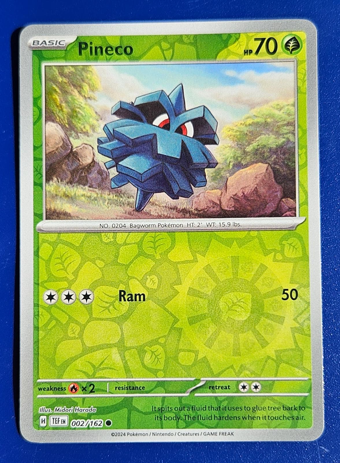 Pineco [Reverse Holo] #2 — Pokemon Temporal Forces