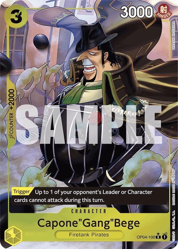 Capone Gang Bege [Full Art PRB01] OP04-100 — One Piece Kingdoms of Intrigue