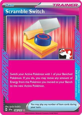Scramble Switch [Prize Pack] #186 — Pokemon Surging Sparks