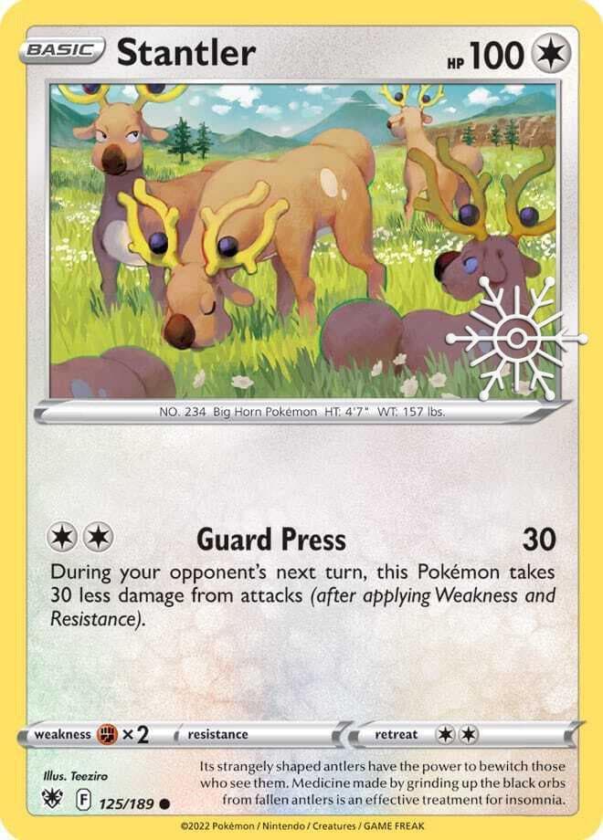 Stantler [Snowflake Stamp] #125 — Pokemon Astral Radiance