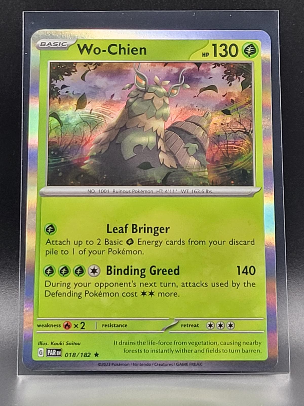 Wo-Chien [Holo] #18 — Pokemon Paradox Rift