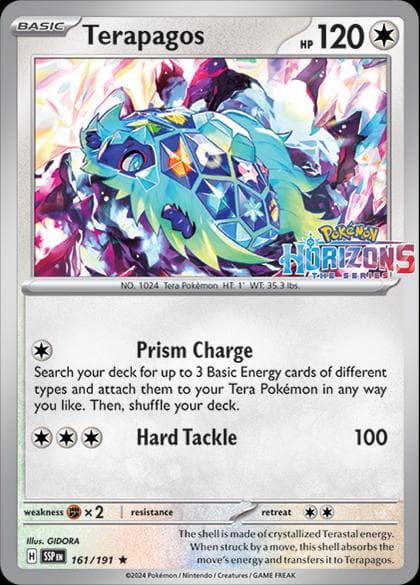 Terapagos [Horizons] #161 — Pokemon Surging Sparks