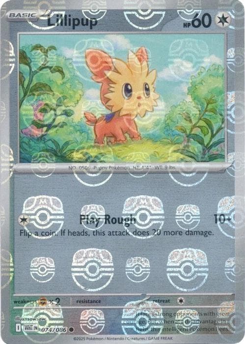 Lillipup [Master Ball] #74 — Pokemon White Flare