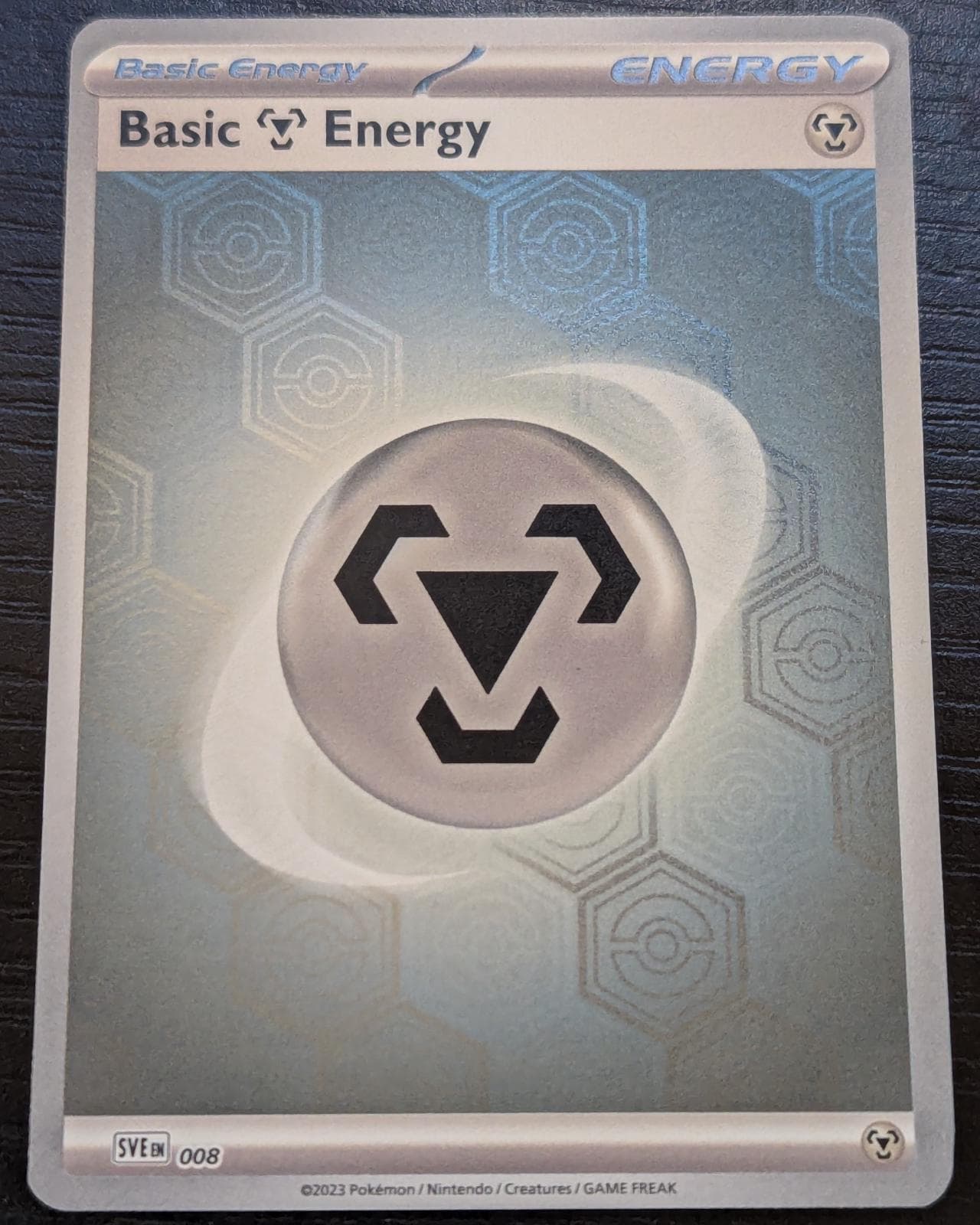 Basic Metal Energy [Holo] #8 — Pokemon Scarlet & Violet Energy