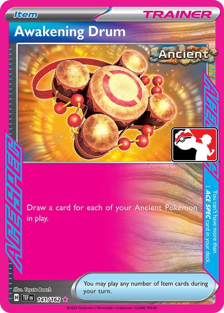 Awakening Drum [Prize Pack] #141 — Pokemon Temporal Forces