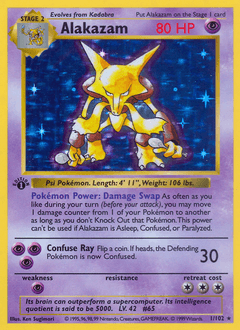 Alakazam #1 — Pokemon Base Set