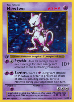 Mewtwo #10 — Pokemon Base Set