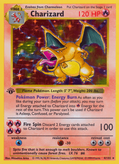 Charizard #4 — Pokemon Base Set