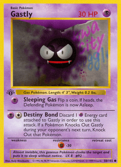 Gastly #50 — Pokemon Base Set