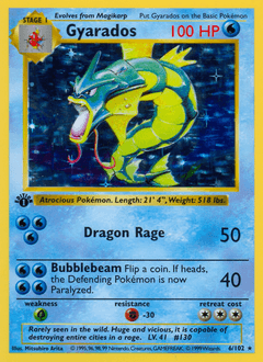 Gyarados #6 — Pokemon Base Set