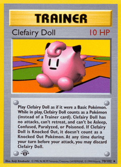 Clefairy Doll #70 — Pokemon Base Set