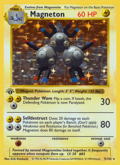 Magneton #9 — Pokemon Base Set