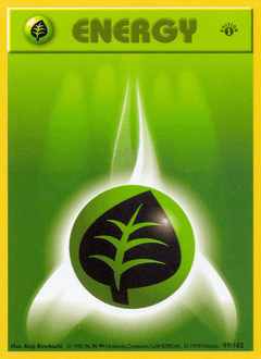 Grass Energy #99 — Pokemon Base Set