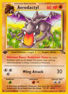 Aerodactyl #16 — Pokemon Fossil