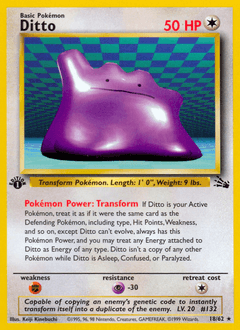 Ditto #18 — Pokemon Fossil