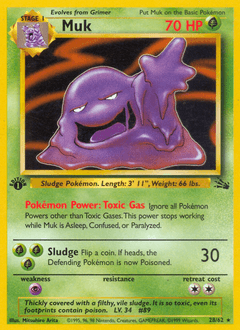 Muk #28 — Pokemon Fossil