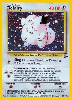 Clefairy #6 — Pokemon Base Set 2