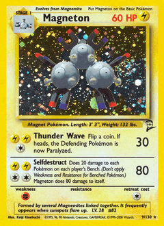 Magneton #9 — Pokemon Base Set 2