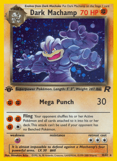 Dark Machamp #10 — Pokemon Team Rocket