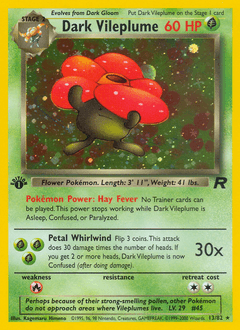 Dark Vileplume #13 — Pokemon Team Rocket