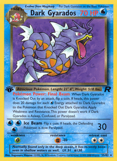 Dark Gyarados #25 — Pokemon Team Rocket
