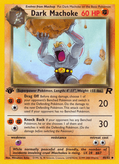 Dark Machoke #40 — Pokemon Team Rocket