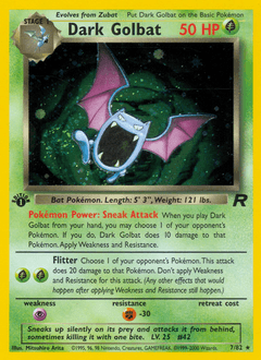 Dark Golbat #7 — Pokemon Team Rocket